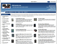 Tablet Screenshot of kb-controls.com